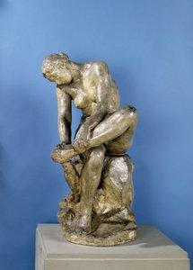 Woman Drying her Feet by Aime Jules Dalou